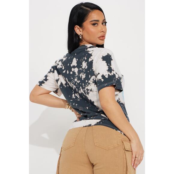 NWT Fashionova Hardcore Tshirt Tye Dye Hardcore Ladies Tshirt Tie Dye Size M - Picture 2 of 5